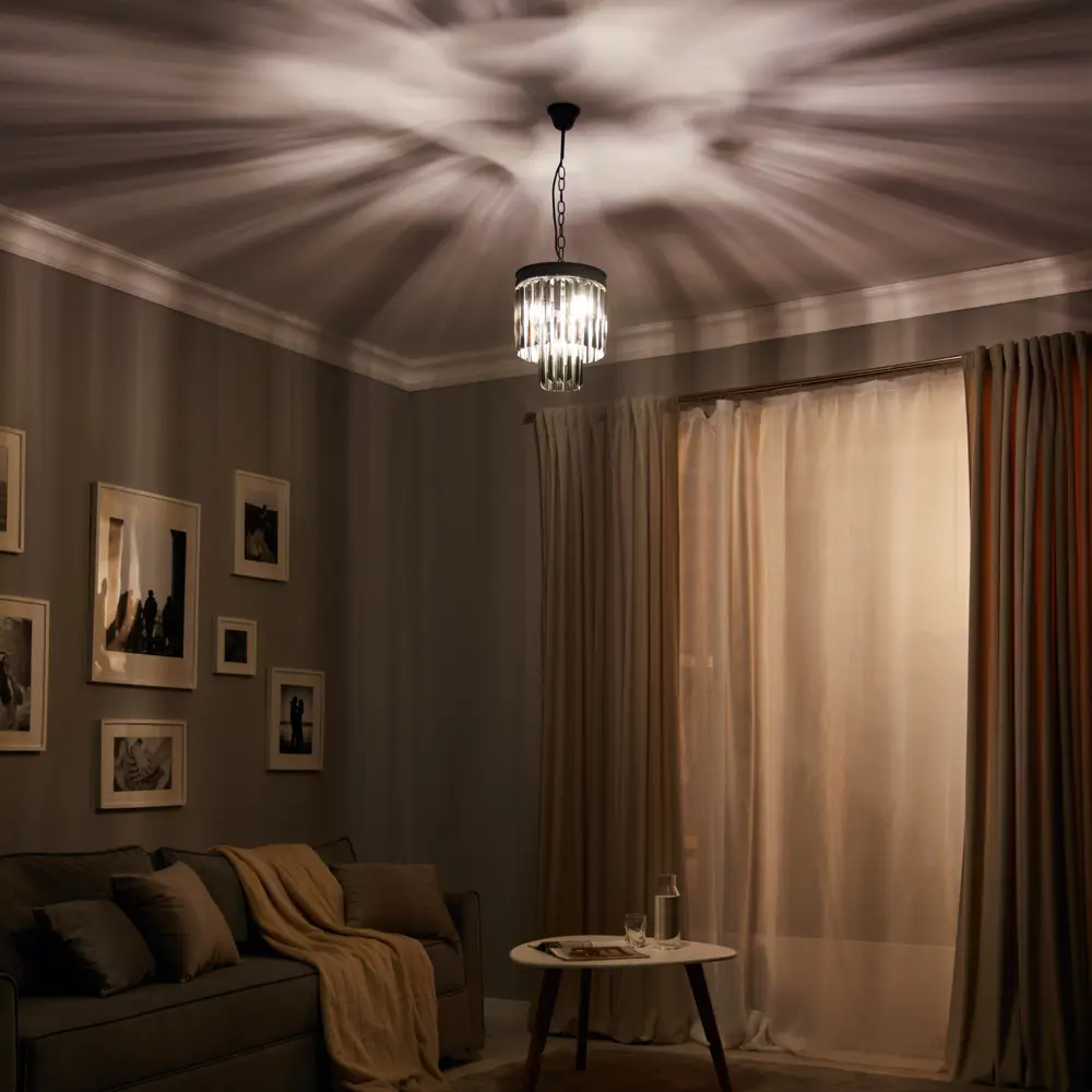 Люстра потолочная Vitaluce Пандора - элегантное черное освещение для интерьера 85630157 STLM-0064663 - Вид №11