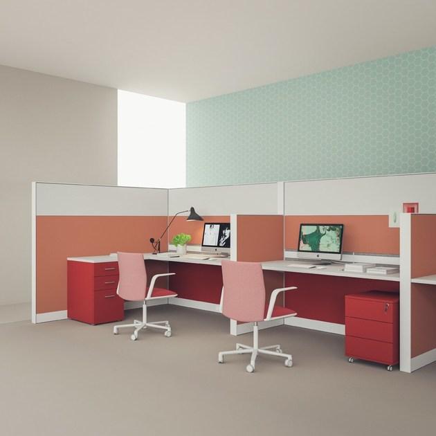 PROF Отдельностоящая модульная офисная перегородка из дерева Openwall sun-id-1512114 - Вид №15