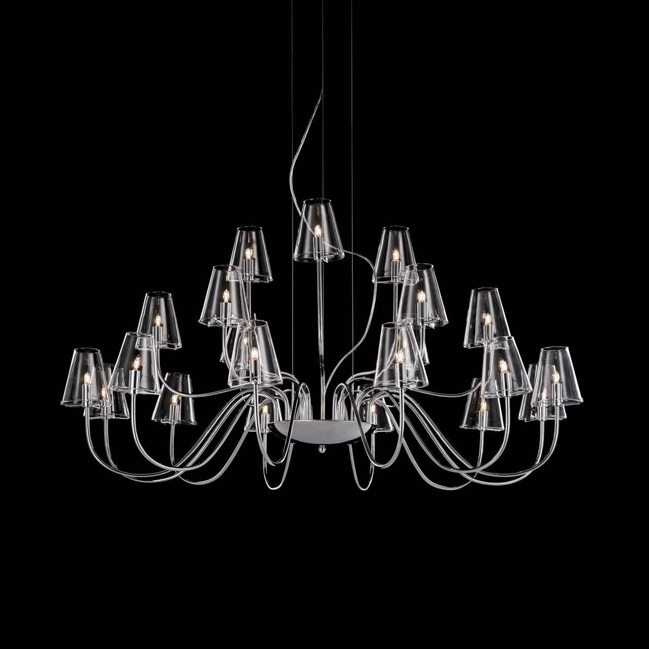 Подвесная люстра Lightstar Diafano 758214 LIGHTSTAR ДИЗАЙНЕРСКИЕ, DIAFANO 056289 Хром  - Вид №2