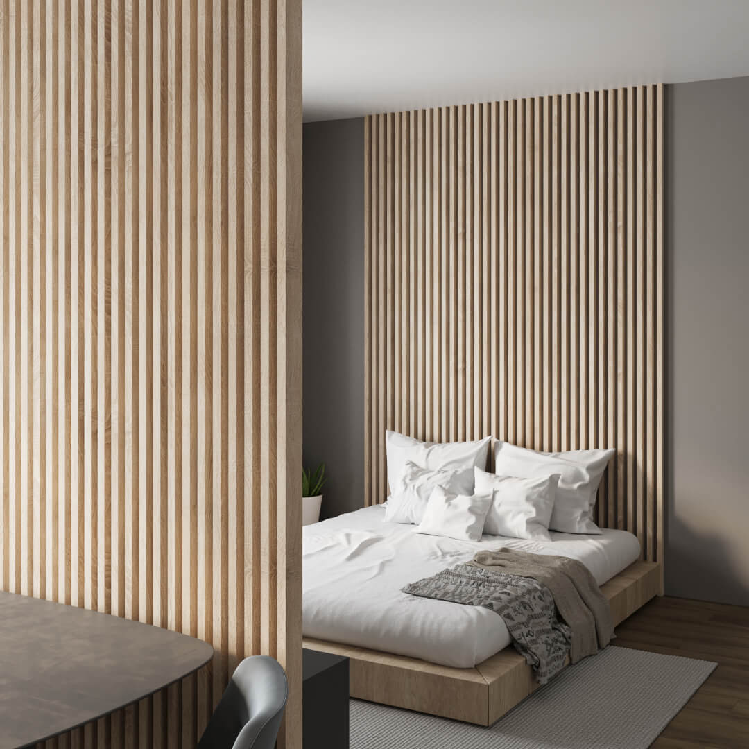 Интерьерная рейка МДФ STELLA Ривьера Дуб Сонома 40*30*2700 (уп.4 шт.) Standart STSR-858 - Вид №6