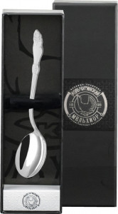 10643606 Кольчугино Ложка для сахара "Серебряная роза" посеребренная + футляр МЕЛЬХ, -? Посеребрение