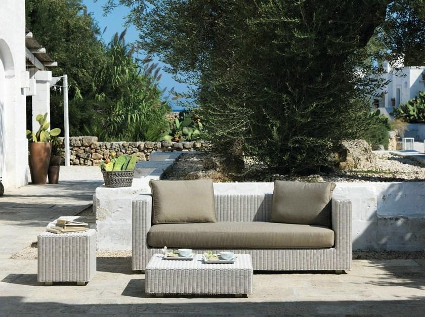 Ethimo Садовый диван 3 мест из ethimo etwick® Cube Cbdi2_00 - Вид №5