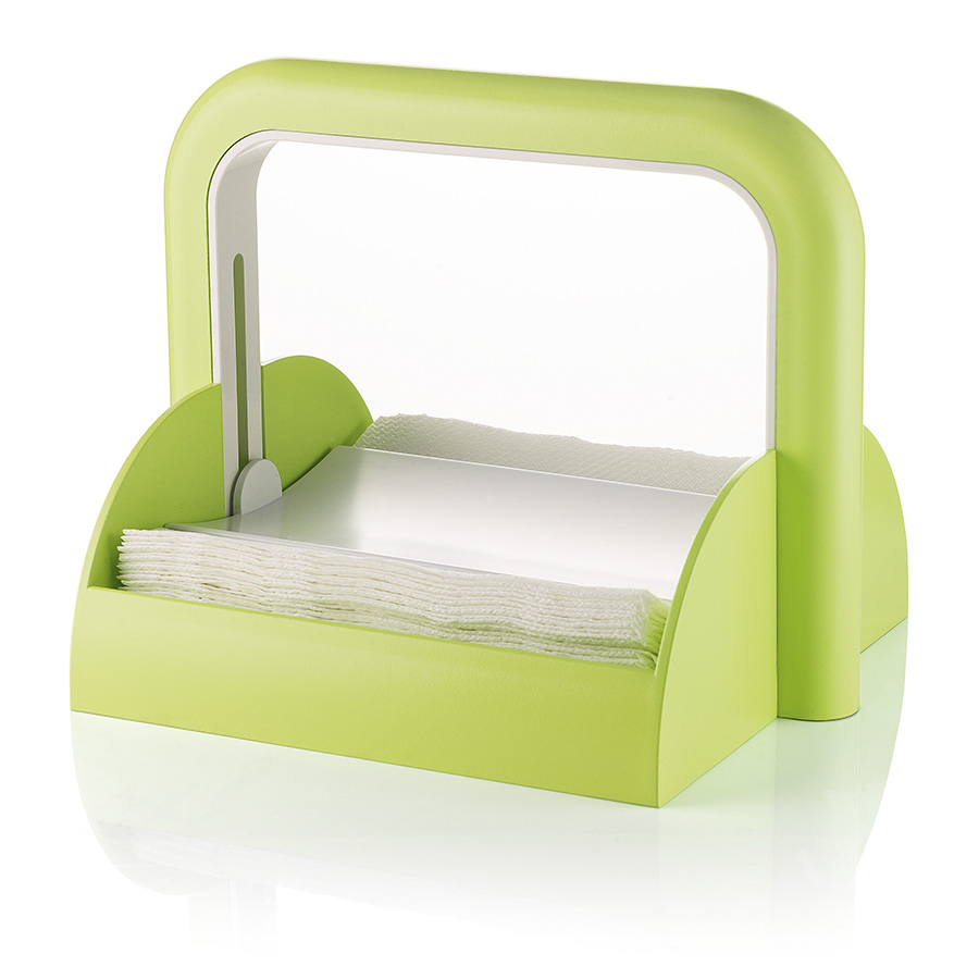 07005584 Держатель для бумажных салфеток forme casa зеленый Guzzini 