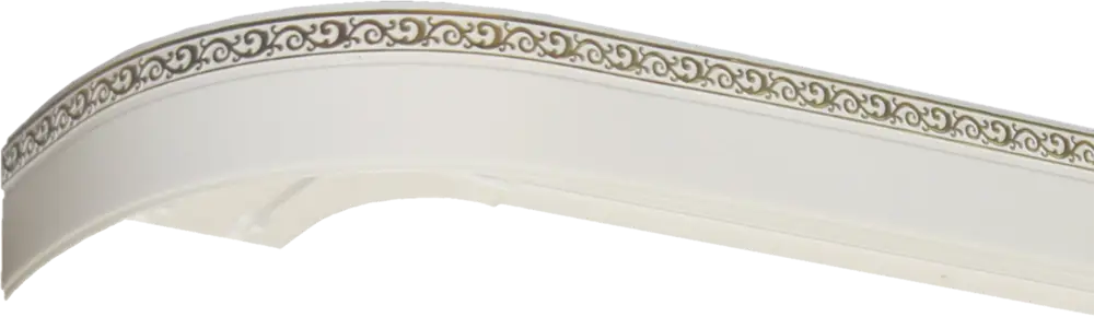 DOMLEGRAND Карниз шинный «Грация» с декоративной планкой 240 см 13866153