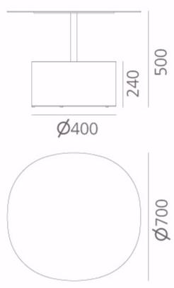 Systemtronic Круглый металлический журнальный столик с вазой на контракт sun-id-1404610 - Вид №3