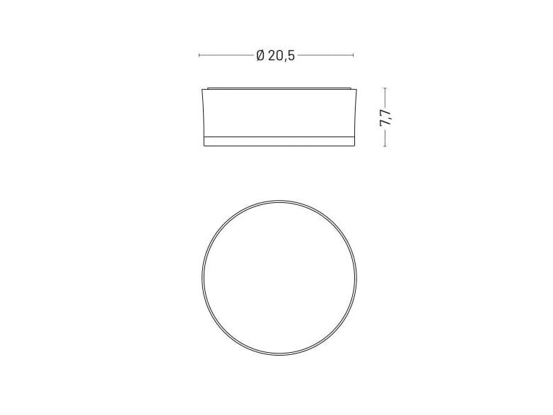 Светодиодный потолочный светильник из стекла и алюминия [LND] общие ARCH-00097067 - Вид №58