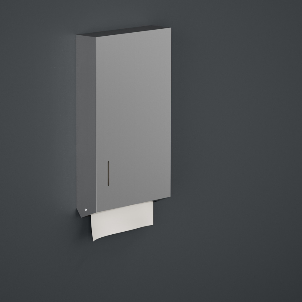 P705-B Мусорный бак из нержавеющей стали, настенный, 20 л Duten  - Вид №2