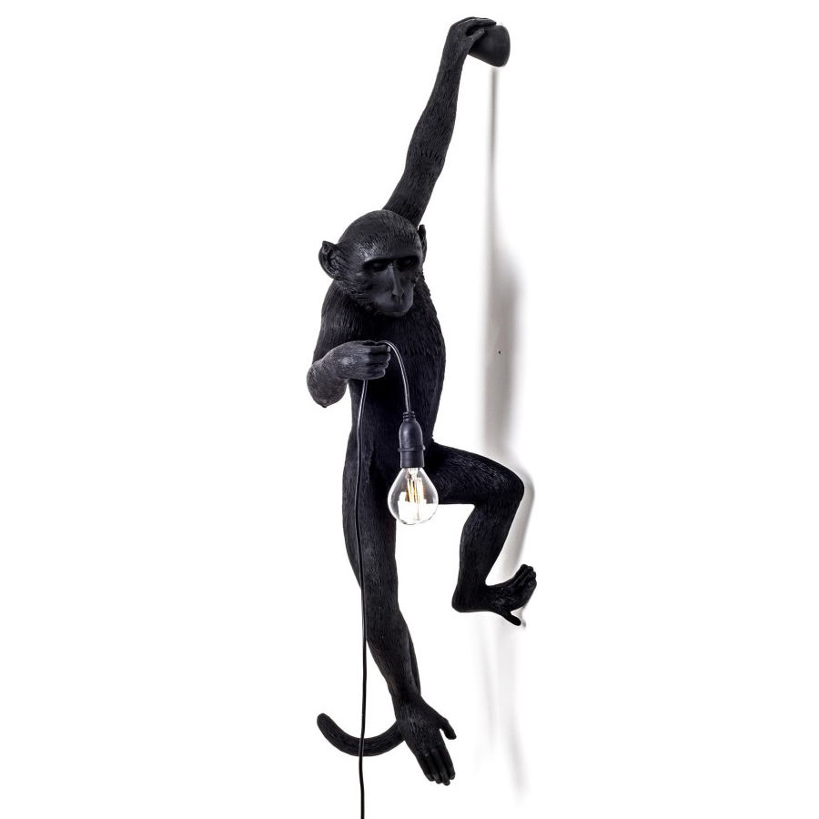 Светильник Monkey Lamp Hanging, черный Seletti 14921 - Вид №4