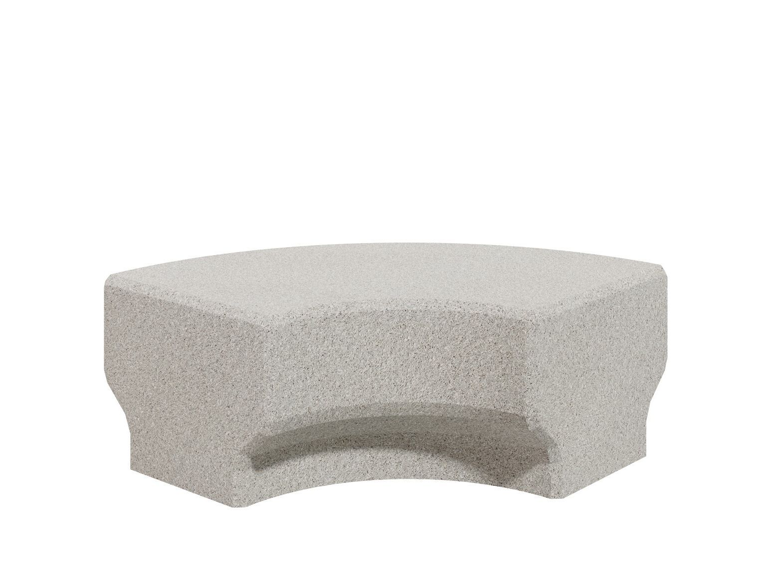 Изогнутая бетонная скамья без спинки amop ссылка ARCH-00082328