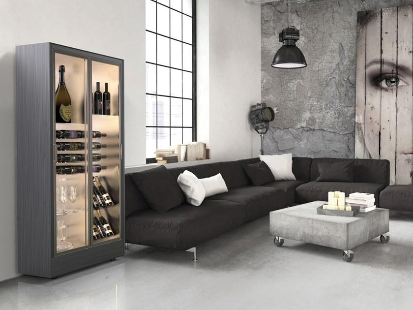 EXPO Алюминиевый винный шкаф со стеклянными дверцами Mod 10 Md-h14/md-m14/md-c14 - Вид №1