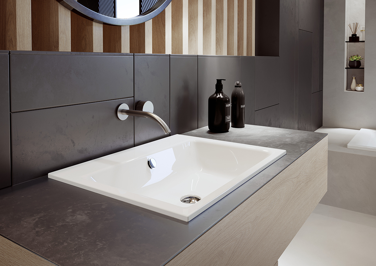 Умывальник KALDEWEI Сталь эмалированная 3169 294 черный матовый 100 31693060294  - Вид №7