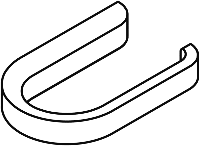 800.21.10040 держатель для туалетной бумаги HEWI Trennwandzubehör  - Вид №2