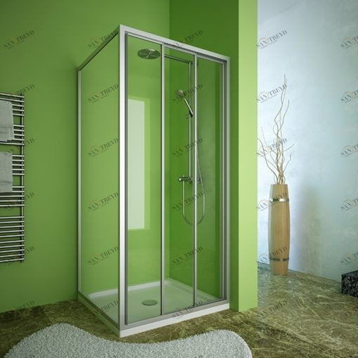 Душевая кабина 100x100 GK-403 стекло прозрачное GUTEWETTER PRACTIC SQUARE 100X100GK403