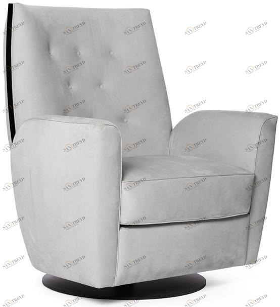 Bellotti Ezio Вращающееся кресло из ткани с подлокотниками Delfi 2018-02