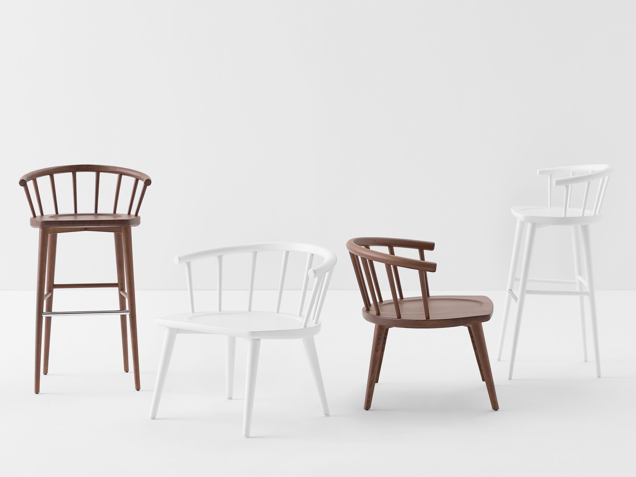 Стул из бука с подлокотниками Billiani W ARCH-00088079 - Вид №4