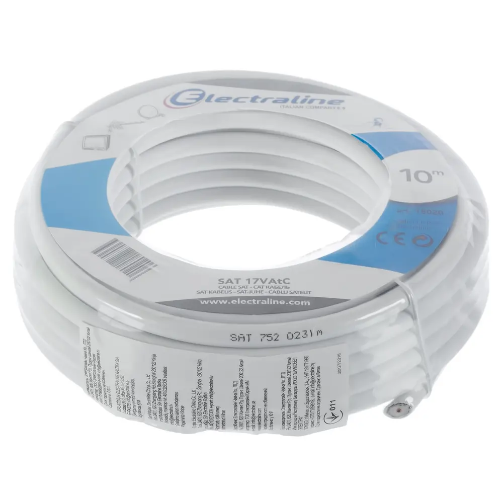 ELECTRALINE Кабель SAT752 для телевидения и видеонаблюдения 10 м 18160619 STLM-0009761 - Вид №2