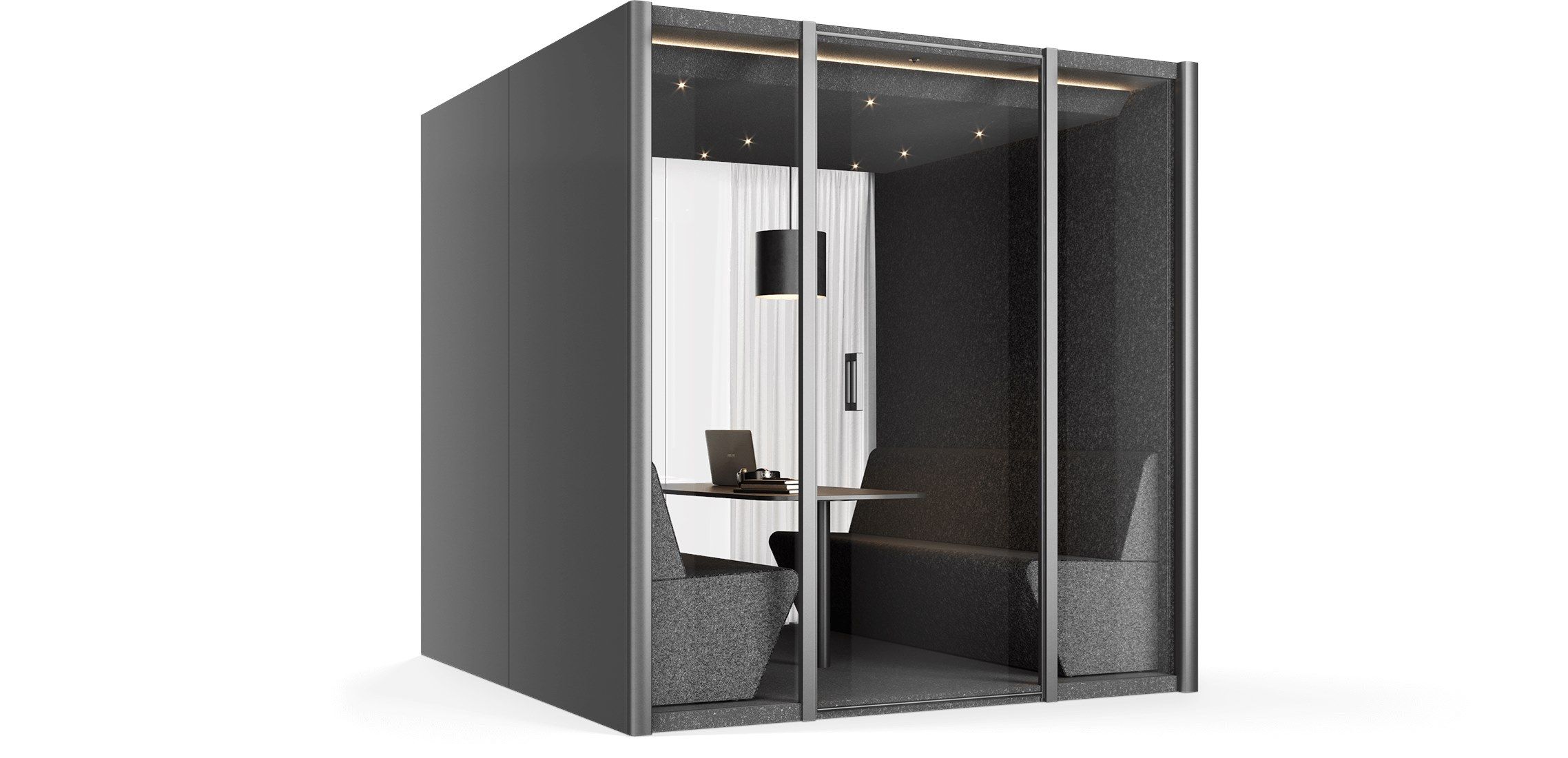 Акустическая офисная кабина со встроенным освещением Bosse Human Space ARCH-00056435 - Вид №1