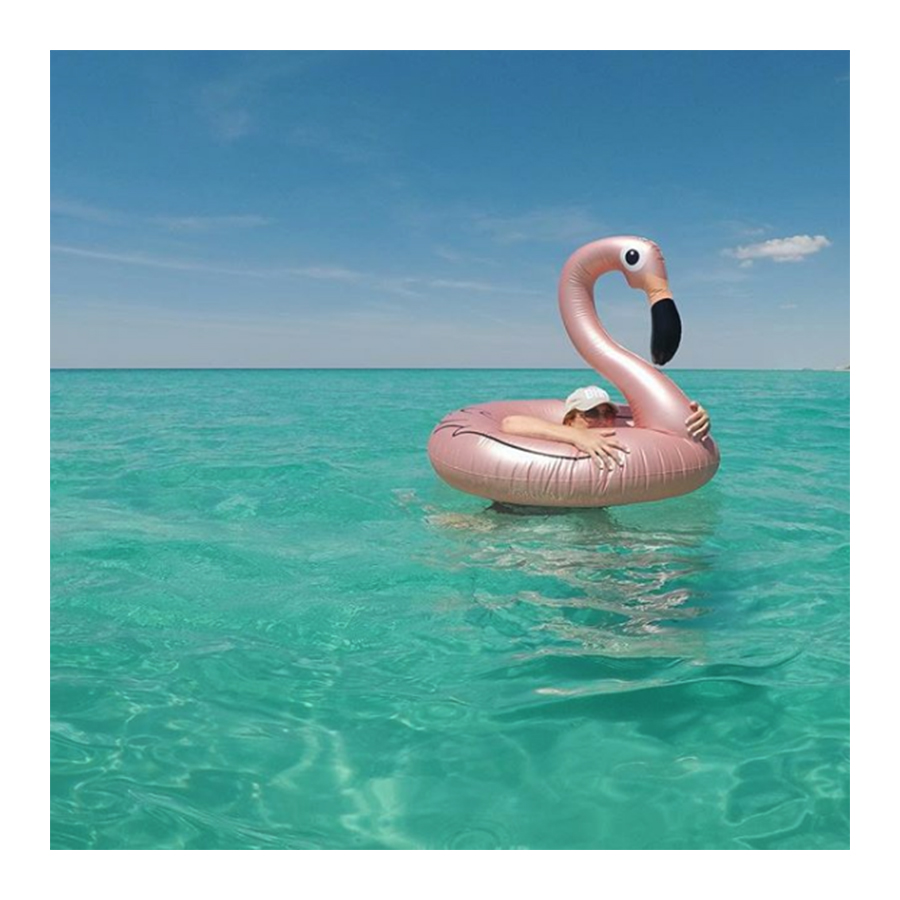 TAPF-0031 Круг надувной , flamingo rose gold BigMouth  - Вид №7