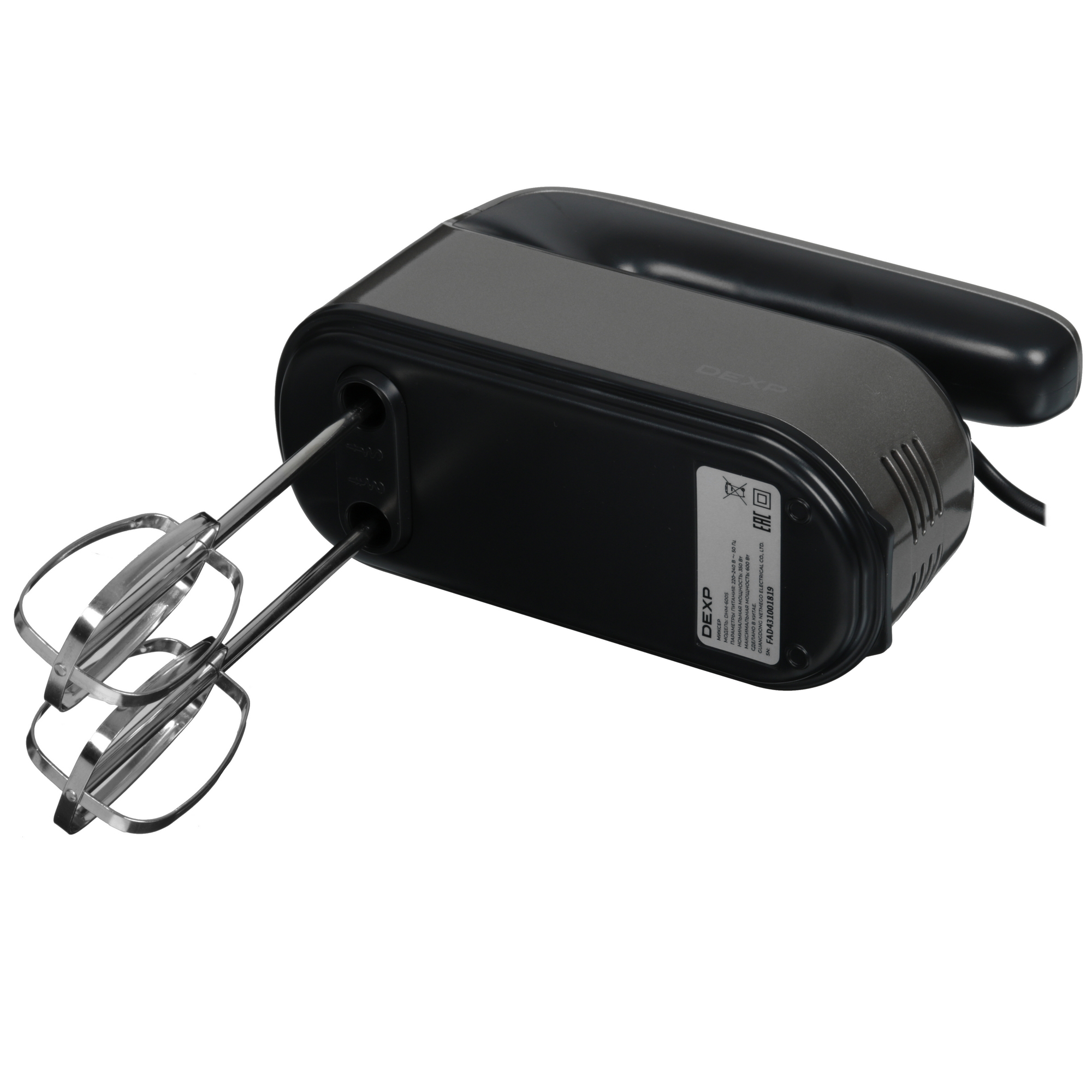 9132102 Миксер DEXP DHM-600S серебристый STDN-0078457 - Вид №4