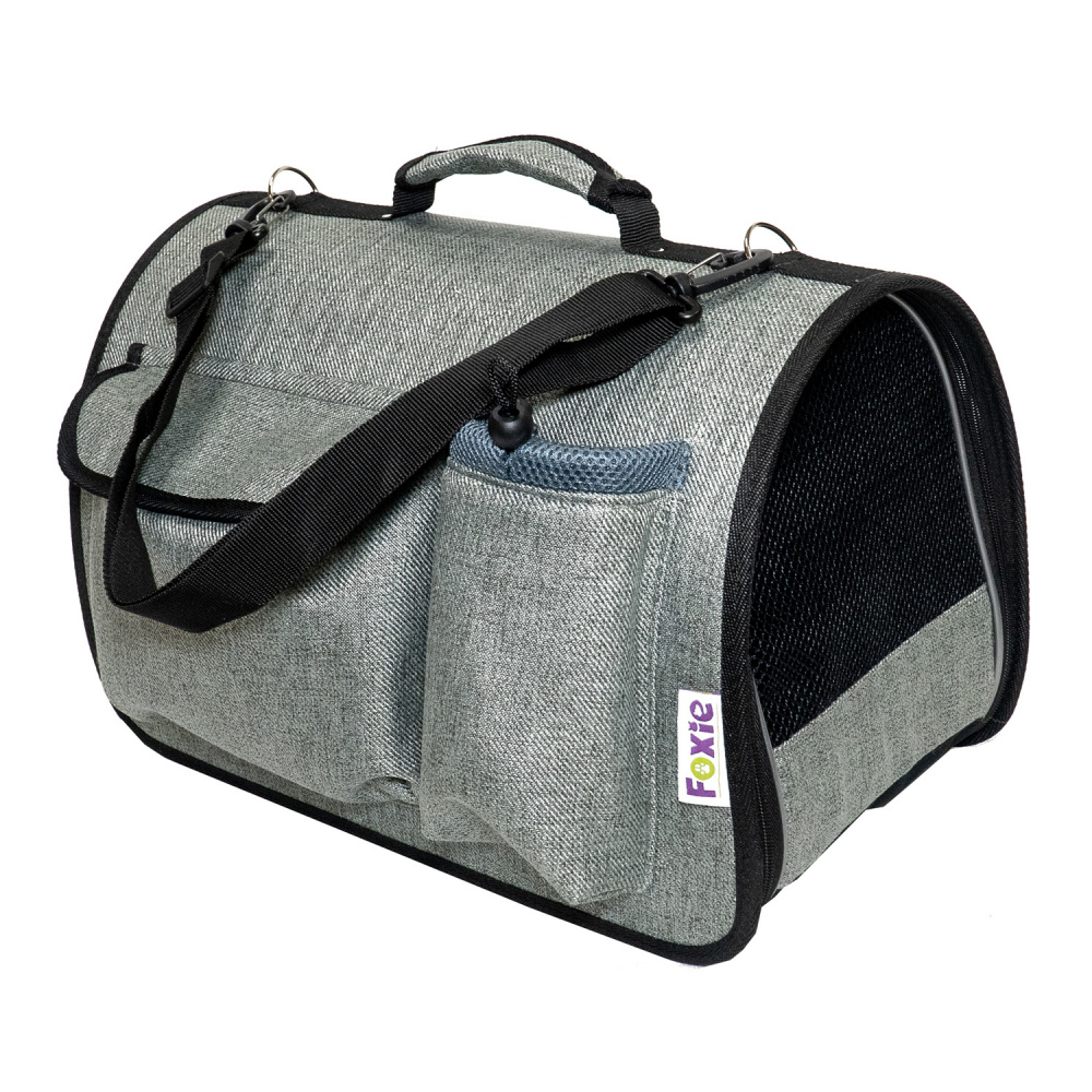 ПР0056998 Сумка-переноска для животных Colour 40x27x26см зеленая Foxie 