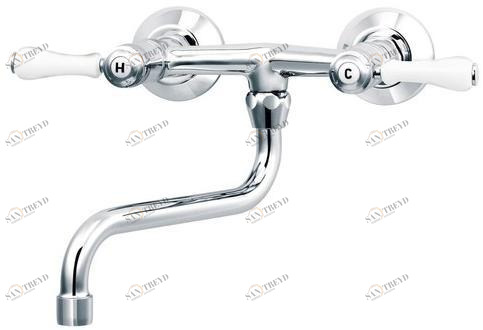 rvb Смеситель для кухни настенный на два отверстия 1935 limoges 1935.--.21