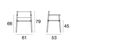 Алюминиевый садовый стул с подлокотниками emu Terramare ARCH-00056711 - Вид №5
