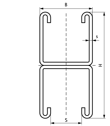 6501666 Монтажные профиля BIS RapidStrut® Двойные профили (горяч. оцинк.) подвешивание и поддержка WALRAVEN  - Вид №1