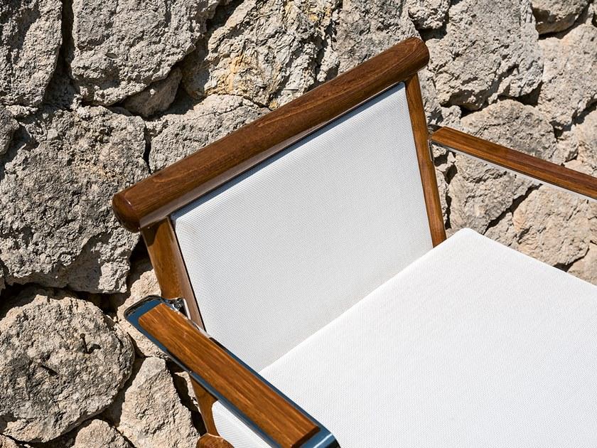 Braid Складной садовый стул из batyline® с подлокотниками Maxim 100.002 - Вид №1