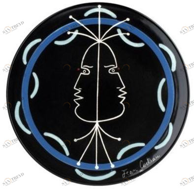 Roche Bobois Керамическая тарелка Jean cocteau sun-id-1408335