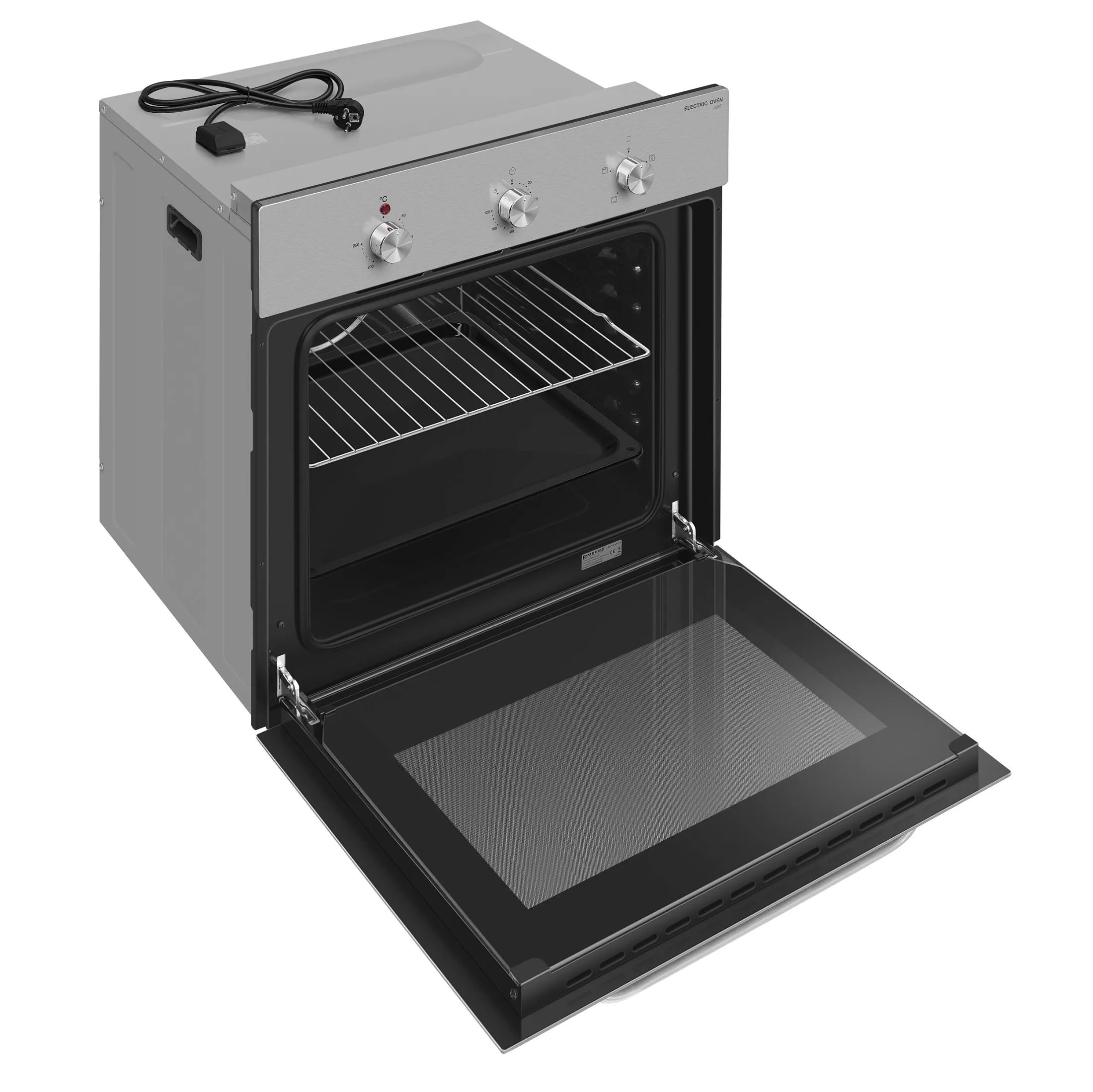 9168827 Электрический духовой шкаф Meferi MEO604IX LIGHT серебристый STDN-0025274 - Вид №6