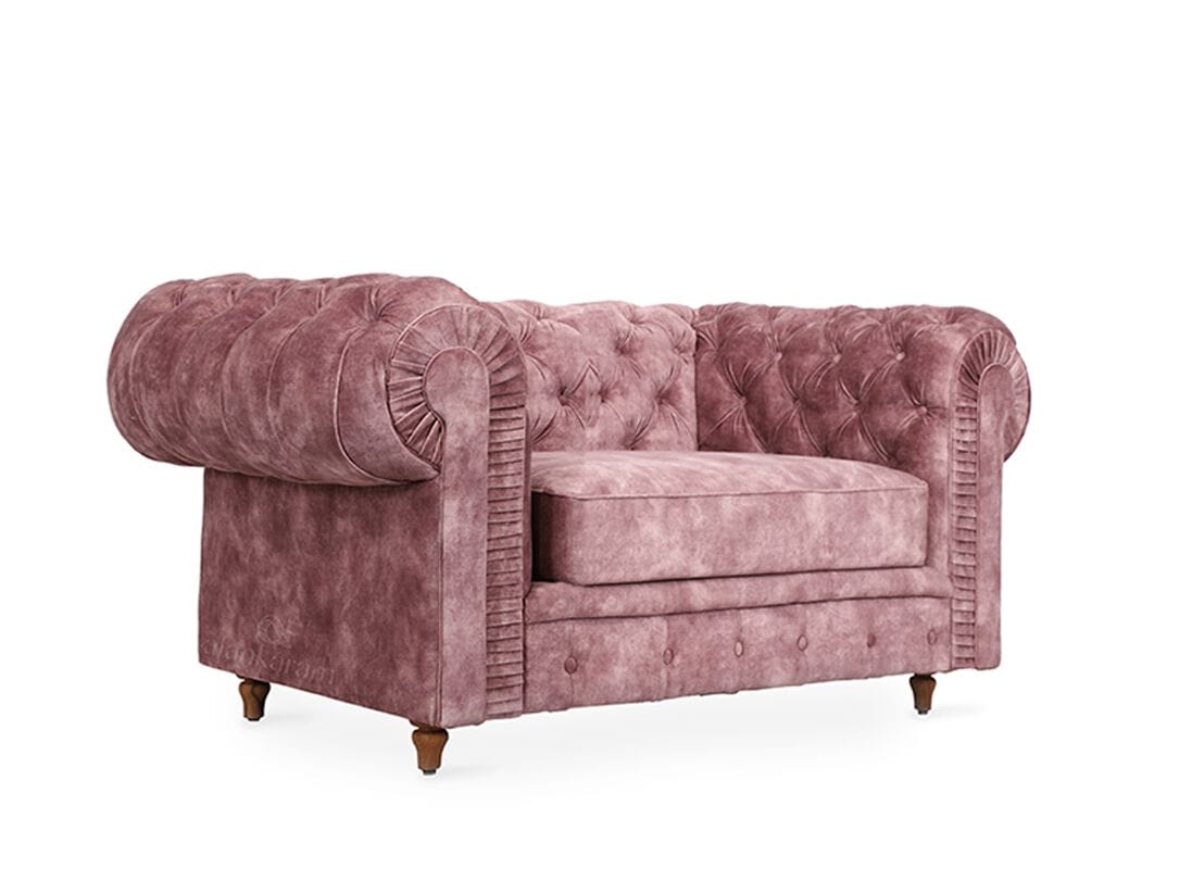 Тканевое кресло с подлокотниками Alankaram Padio ARCH-00042768