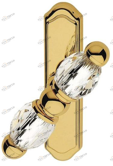 LINEA CALI' Болт Cremone из хромированной латуни с кристаллами Swarovski® на пластине Crystal sun-id-1479034