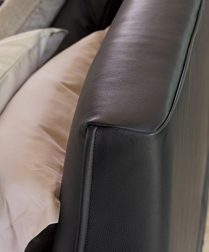 Flou Двуспальная кровать с обивкой и съемным чехлом из ткани Icon sun-id-1414597 - Вид №7