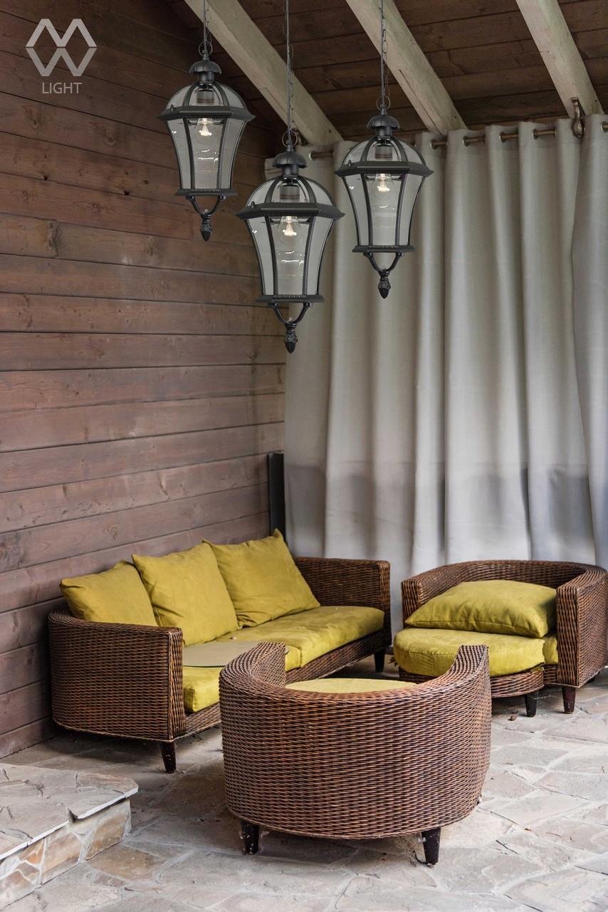 Уличный подвесной светильник De Markt Сандра 811010301 DE MARKT САНДРА 272960 Черный  - Вид №1