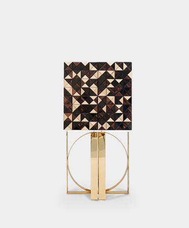 0-035 Пиксельный шкаф из орехового дерева Boca Do Lobo  - Вид №11