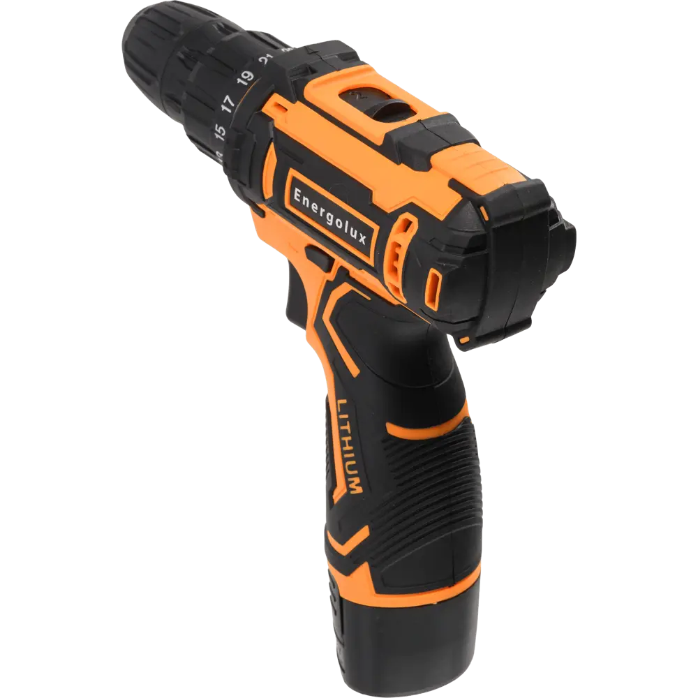 Аккумуляторная дрель-шуруповерт Energolux ДА12ЛМ/2 с двумя батареями 89433415 STLM-1572315 - Вид №9