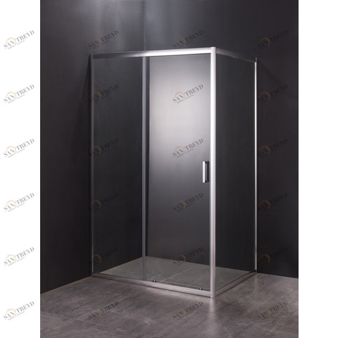 Orange E23-14090TCR Душевой уголок без поддона с раздвижной дверкой. Цвет хром прозрачный sun-id-1517271