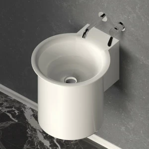 ACER10630ZEXMAR Подвесная раковина настенная круглая Agape  белая