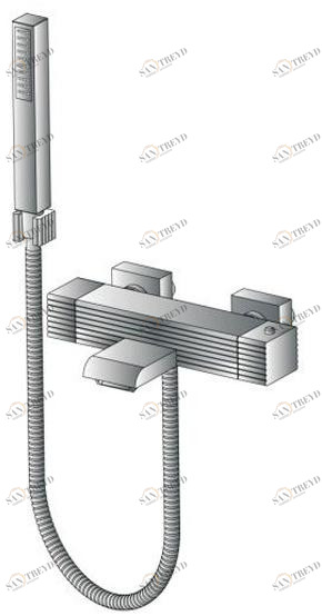 RUBINETTERIE STELLA Смеситель для ванны настенный с ручным душем Casanova 3267tm304