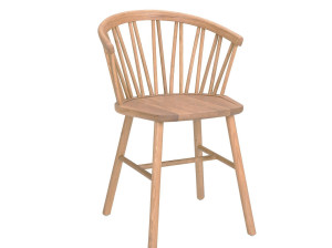 Стул из белого дуба с подлокотниками