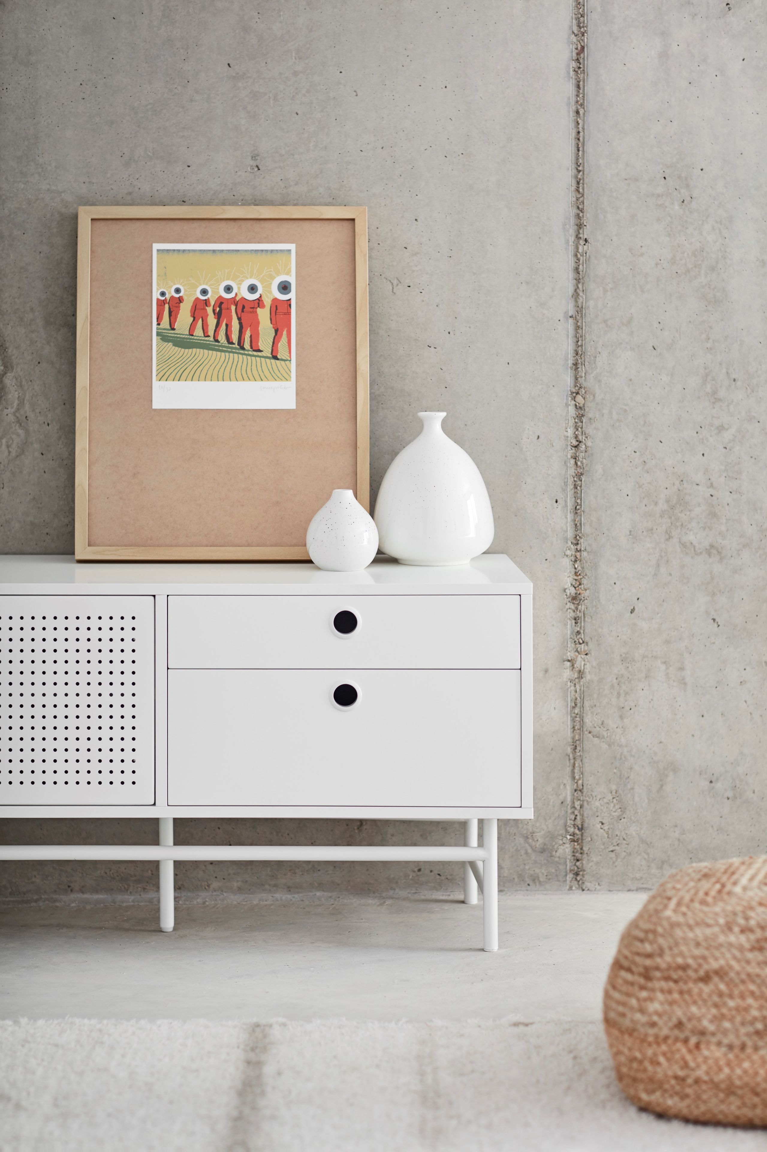 Шкаф для телевизора из МДФ с распашными дверцами и ящиками TEULAT точка ARCH-00150209 - Вид №24