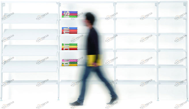 Diemmebi Модульный открытый книжный шкаф из листового металла Backup sun-id-1444426