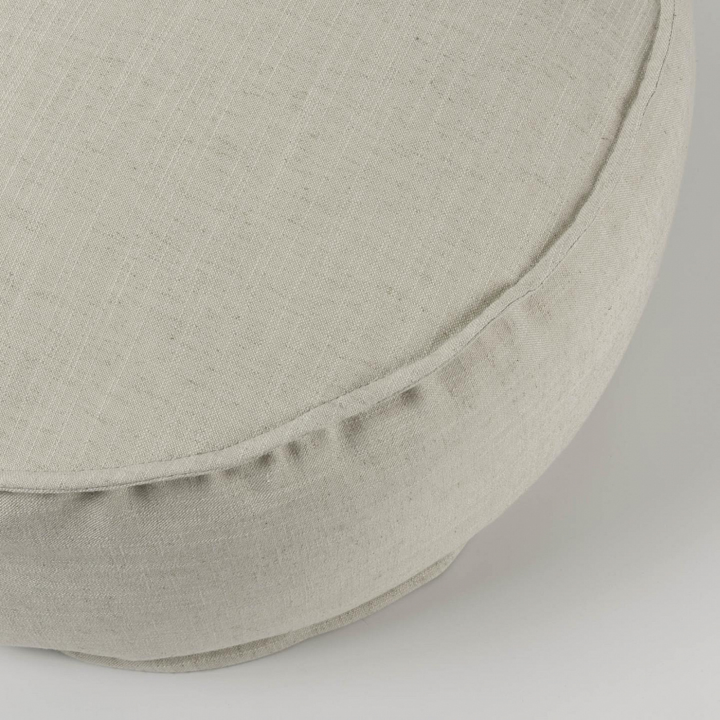 082578 Пуф Ø 70 см белый La Forma Maelina  - Вид №1