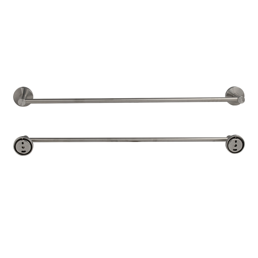 GFmark - Держатель для полотенца 600 мм, из нержавеющей стали, прямой, код: 80001  - Вид №4