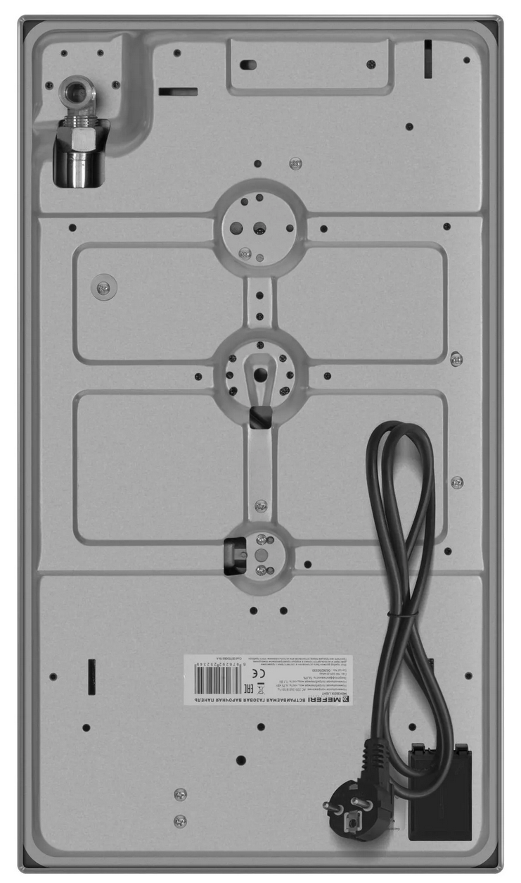 9168779 Газовая варочная поверхность Meferi MGH302IX LIGHT STDN-0029971 - Вид №9