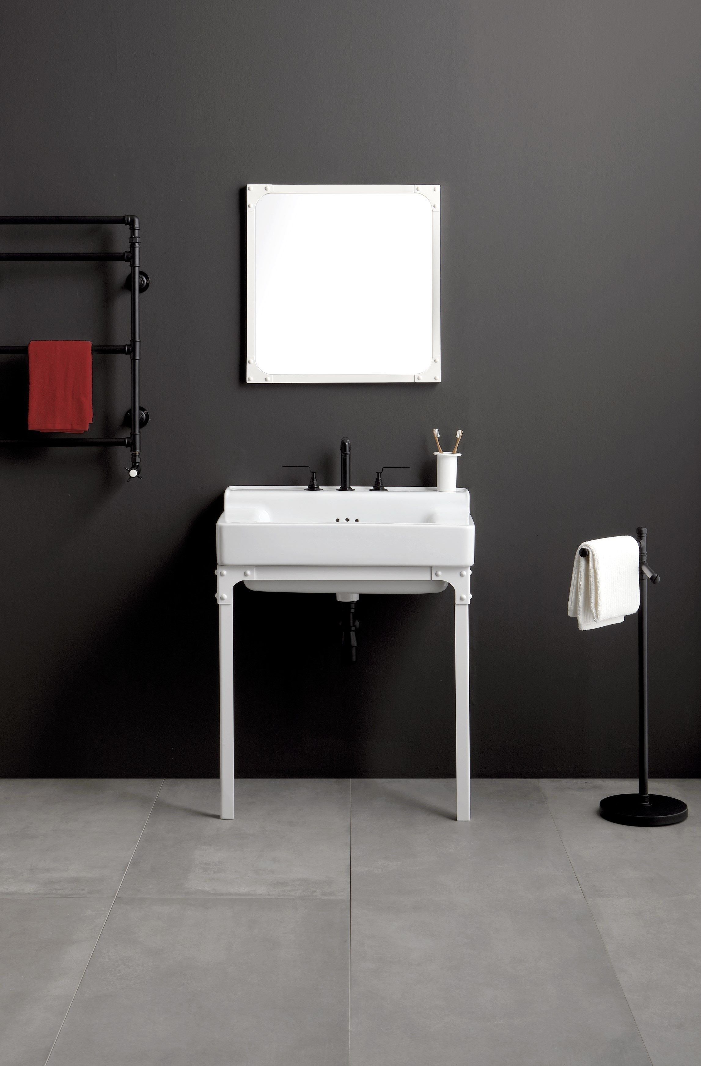 Одинарный прямоугольный консольный умывальник BLEU PROVENCE Industrialis ARCH-00127531 - Вид №3