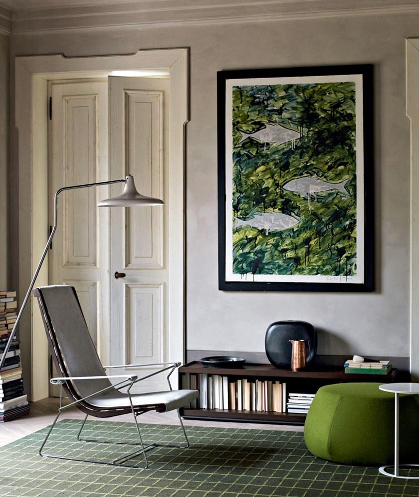 B&B Italia Кожаное кресло с салазками и подлокотниками J.j sun-id-1352126 - Вид №3