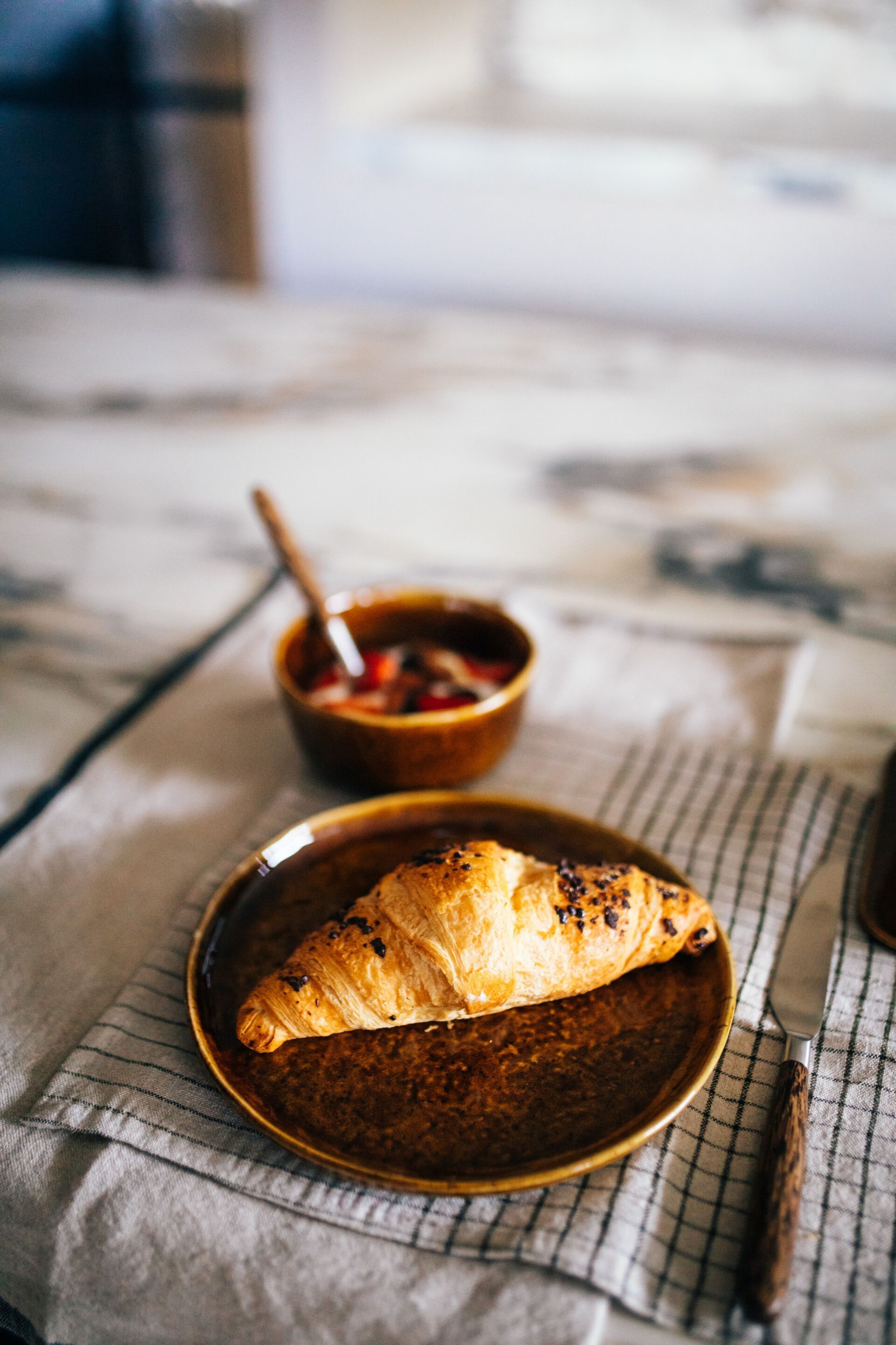 Керамическая круглая десертная тарелка POMAX Спиро ARCH-00126382 - Вид №8