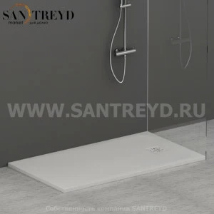 DR14080501 Душевой поддон 140х80 см цвет Белый бархат Globo DOCCIASMART Италия