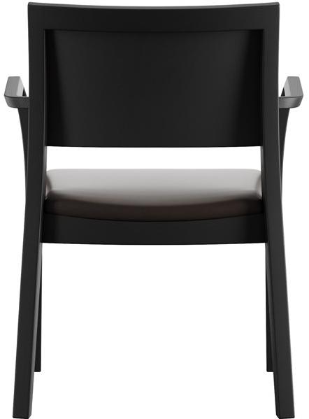 horgenglarus Штабелируемый стул из массива дерева с подлокотниками  6-693a  - Вид №9